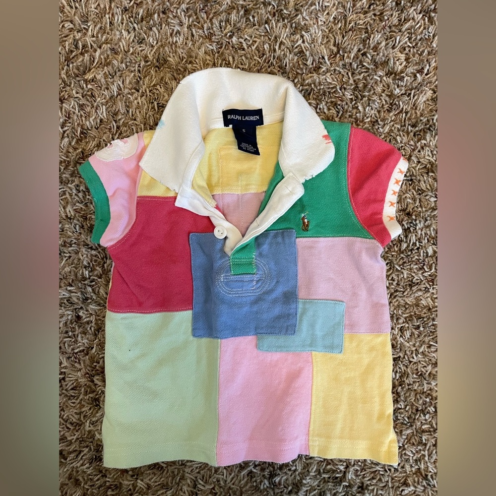Ralph Lauren patchwork polo